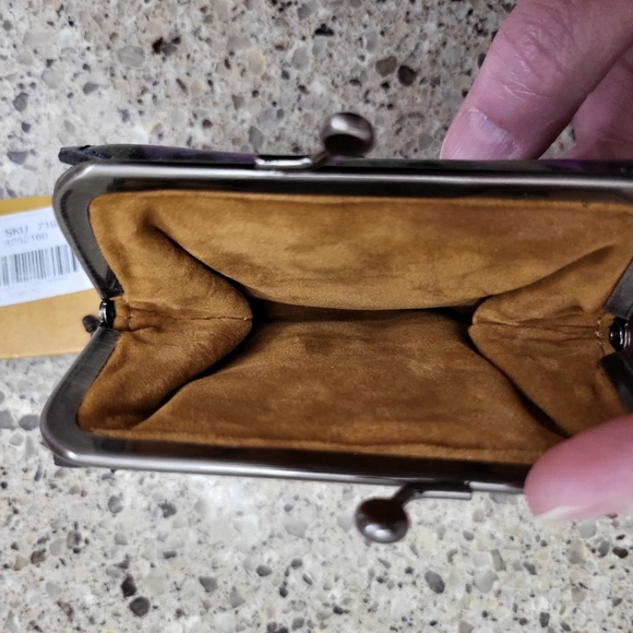 Patricia Nash Rosina Shoulder Bag in deep blue nature NWOT & matching wallet NWT - Picture 12 of 12